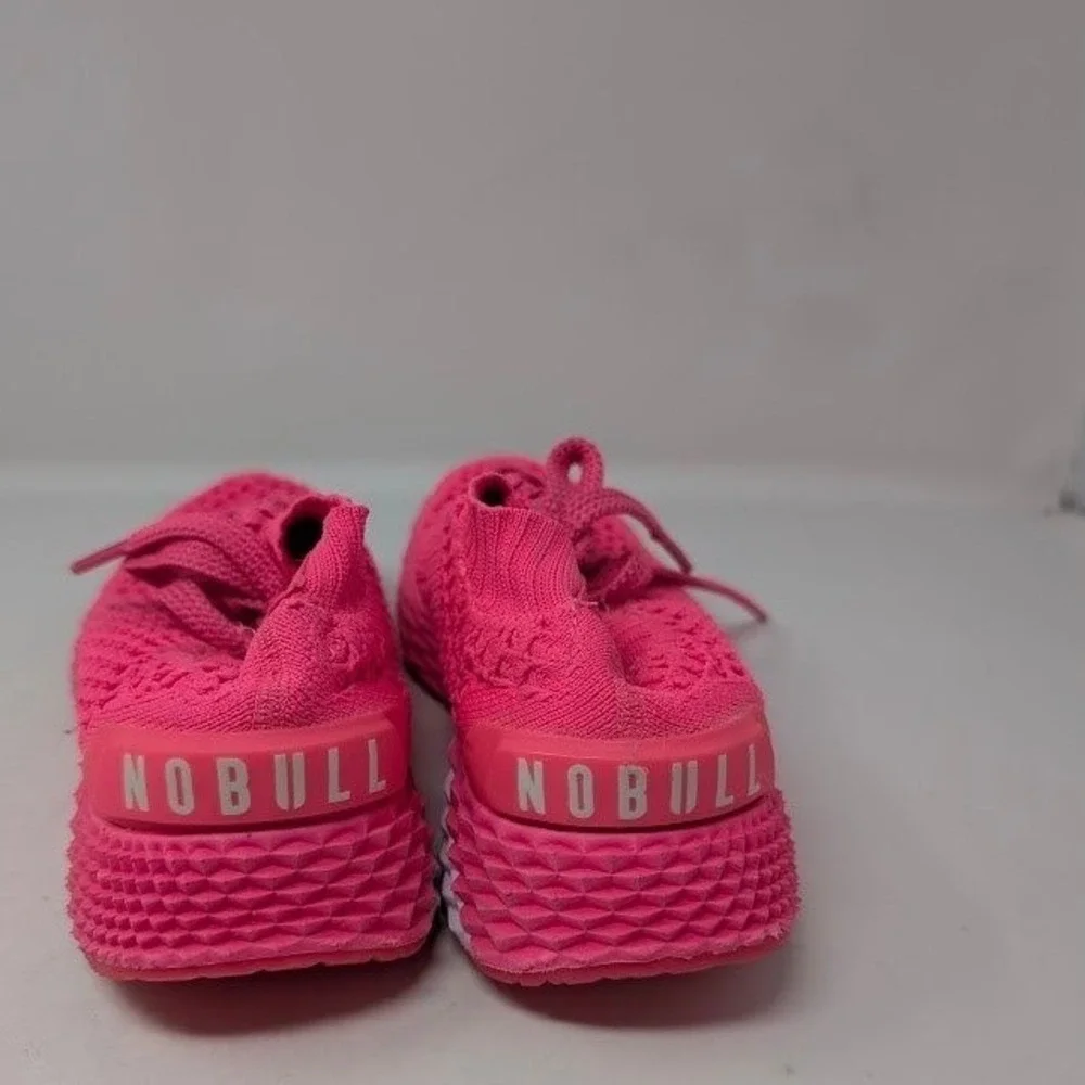NOBULL Allday Knit‎ Shoes Women's Size US 7.5 Pink Fuchsia Athletic Sneaker